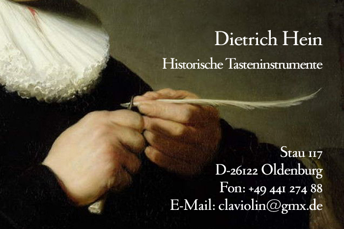 Dietrich Hein : Historische Tasteninstrumente